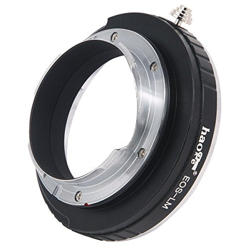 Haoge Lens Mount Adapter for Canon EOS EF Lens to Leica M LM Mount Camera Such as M240, M240P, M262, M3, M2, M1, M4, M5, M6, MP, M7, M8, M9, M9-P, M Monochrom, M-E, M, M-P, M10, M-A