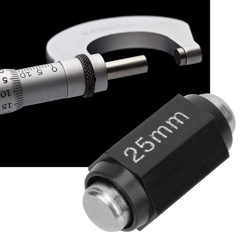 [Australia - AusPower] - External Micrometer Standard Calibration Block, Universal Stainless Steel Calibration Rod (25/50/75/100 mm) for Checking Detection (25 mm) 