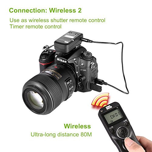 Pixel Timer Shutter Release Remote Control TW283-DC2 Remote Release for Nikon D5600 D3100 D3200 D3300 D5000 D5100 D5200 D5300 D5500 D90 D7000 D7100 D7500 D600 D610 D750 Z6 Z7