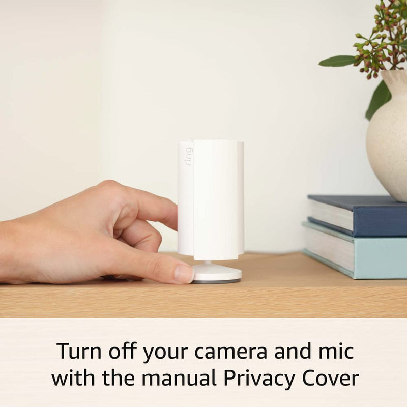 [Australia - AusPower] - Ring Indoor Cam (2nd Gen) | latest generation, 2023 release | 1080p HD Video & Color Night Vision, Two-Way Talk, and Manual Audio & Video Privacy Cover | Black 1 Camera Device only 