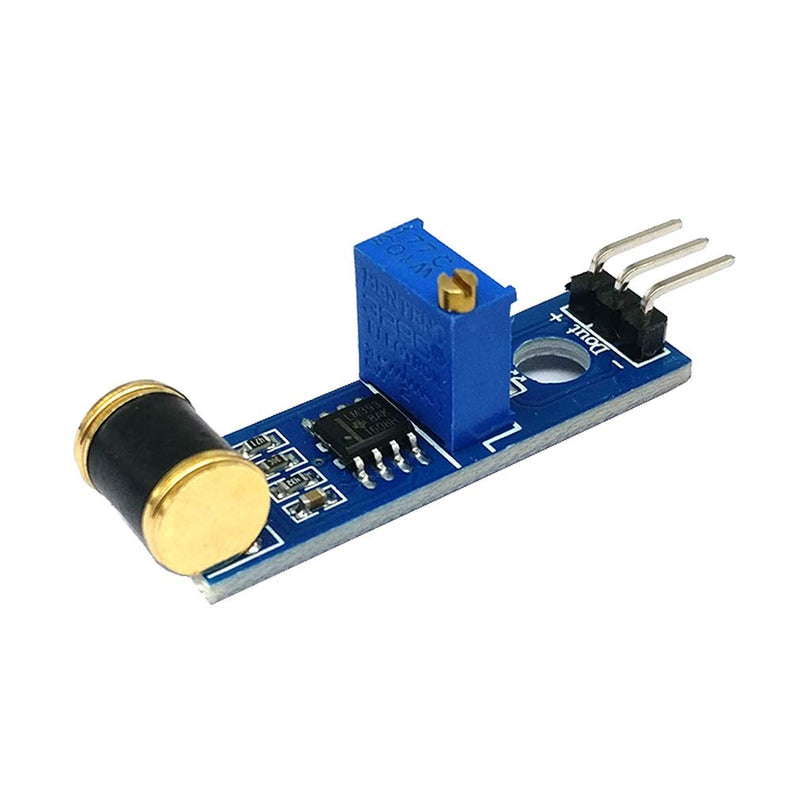 [Australia - AusPower] - Hailege 801S Vibration Sensor Module Vibration Module Analogue Output Adjustable Sensitivity Pack of 2 