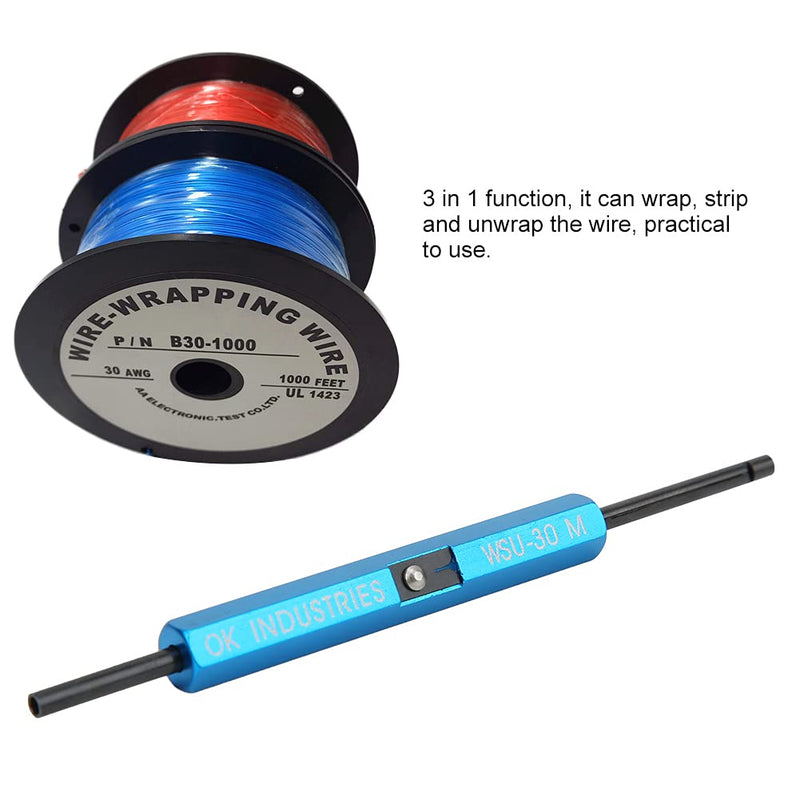 TOPINCN Wire Wrap Strip Unwrap Hand Tool Long Life 3-in-1 Function for Repair Applications WSU-30M for Crafters (wsu-30M)