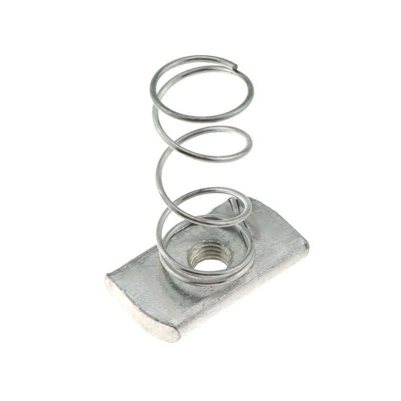 [Australia - AusPower] - Maxmoral 12pcs M8x6mm Spring Channel Nuts with Zinc Electroplate Finish, Long Spring Nuts Great for Use with Strut Channel 