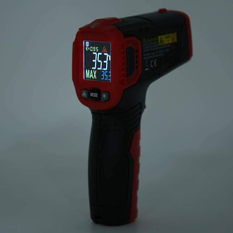 [Australia - AusPower] - Digital Thermometer HT650B,Industrial NonContact Temperature IR Thermometer with LED Display,- 30 ℃ to +550℃ / -22 ℉ to +1022 ℉ 