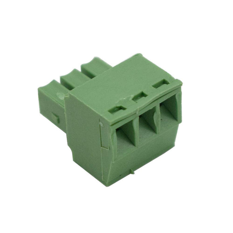 3-Pin 300V KF2EDGK 3.5mm Pitch PCB Screw Terminal Block Connector Green - (50 Pcs) 3 Pin