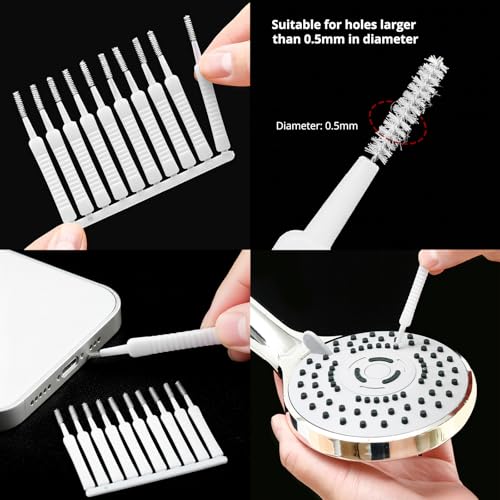 Cell Phone Cleaning Kit, iPhone Cleaning Kit for Charging Port Cleaner Keyboard Cleaning Kit for Airpods/Android/USB C/Earbuds/Laptop/iPad/Camera Lens with Stylus Pen (White, Elite Pack) White (Elite Pack)