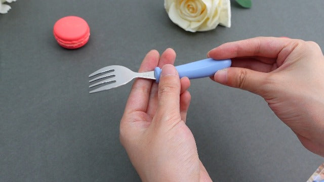 Dandat 48 Pcs Toddler Utensils Kids Silverware Set Stainless Steel Baby Forks and Spoons Toddler Safe Flatware Metal Kids Cutlery with Round Thick Grip Handles for Self Feeding, Dishwasher Safe