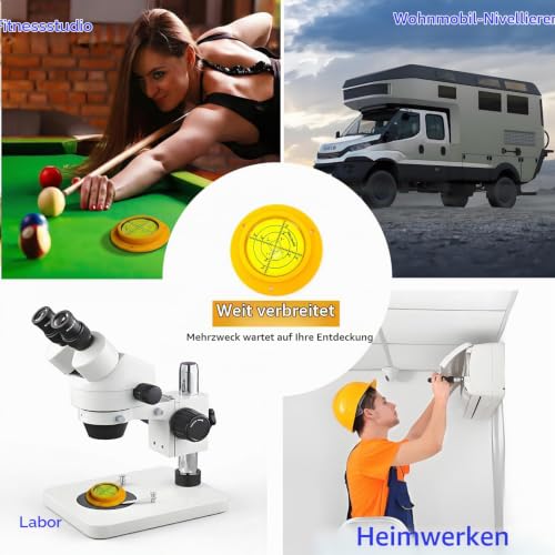 90 mm Disc Bubble Spirit Level Round Circle Circular with Mounting Holes RV Camper 90mm
