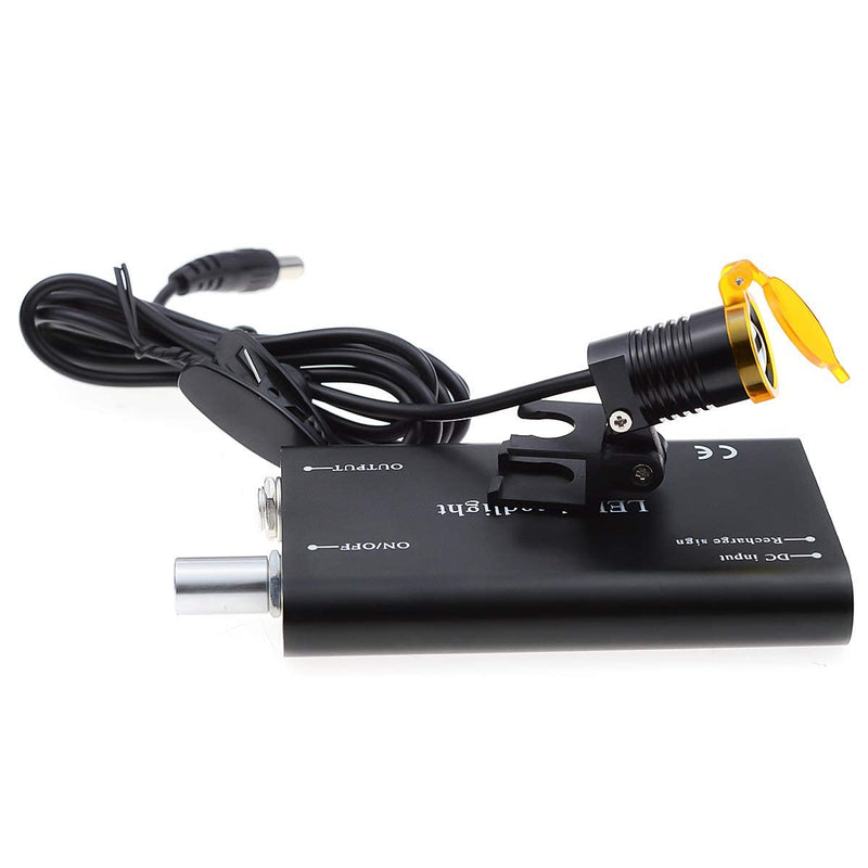 [Australia - AusPower] - WENPIC Portable LED Headlamp/Headlight with Optical Filter for Dental Loupes Surgical Magnifier Medical Spotlight 
