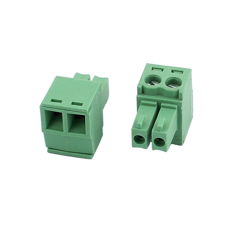 [Australia - AusPower] - uxcell 20Pcs 300V KF2EDGK 3.5mm Pitch 2-Pin PCB Screw Terminal Block Connector 