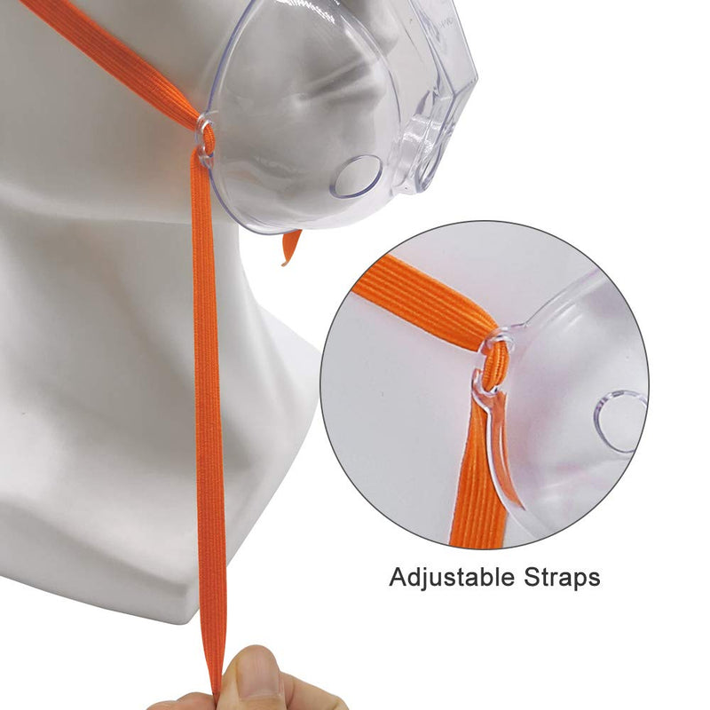 [Australia - AusPower] - No-Slip Secure Mask Strap, Mask Holder for Cool Mist Inhaler Compressor System, Comfortable Adjustable Head Straps for Children and Adults 