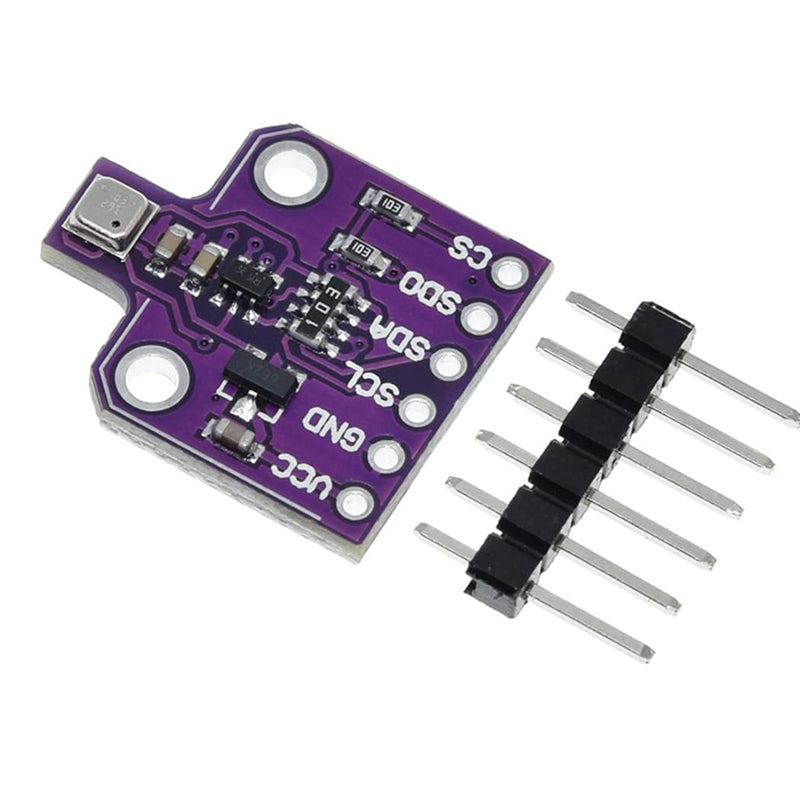 Hailege BME680 Temperature Humidity Sensor Module (Temperature/Humidity/Pressure/VOC Gas) High Precision Digital Environmental Monitoring Sensor with SPI IIC DC 5V4 in 1 Sensor