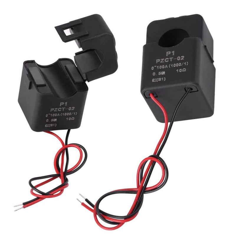 [Australia - AusPower] - PEACEFAIR PZCT-02 Coil Sensor for Current Transformer with Split Core for 100 A Amp Energy Meter for Energy Meter in Special Design 