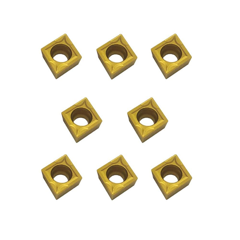 CCMT09T304 Indexable Inserts, Carbide Turning Inserts, Multilayer Coated, Replacement Parts for CNC Lathes and Drill Rods (Pack of 20 CCMT09T304) 20pcs CCMT09T304