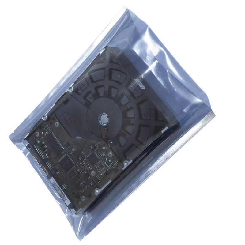 [Australia - AusPower] - 10Pcs Open Top Anti Static Bags 15.75x19.69in Extra Large ESD Shielding Bag 40x50cm with Static-Free Stickers for Computer Electronics 10pcs-15.75x19.69in Open-top 