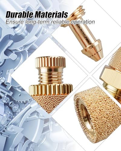 TIKSCIENCE 10-piece 1/8-inch NPT pneumatic exhaust mufflers for solenoid valves and cylinders