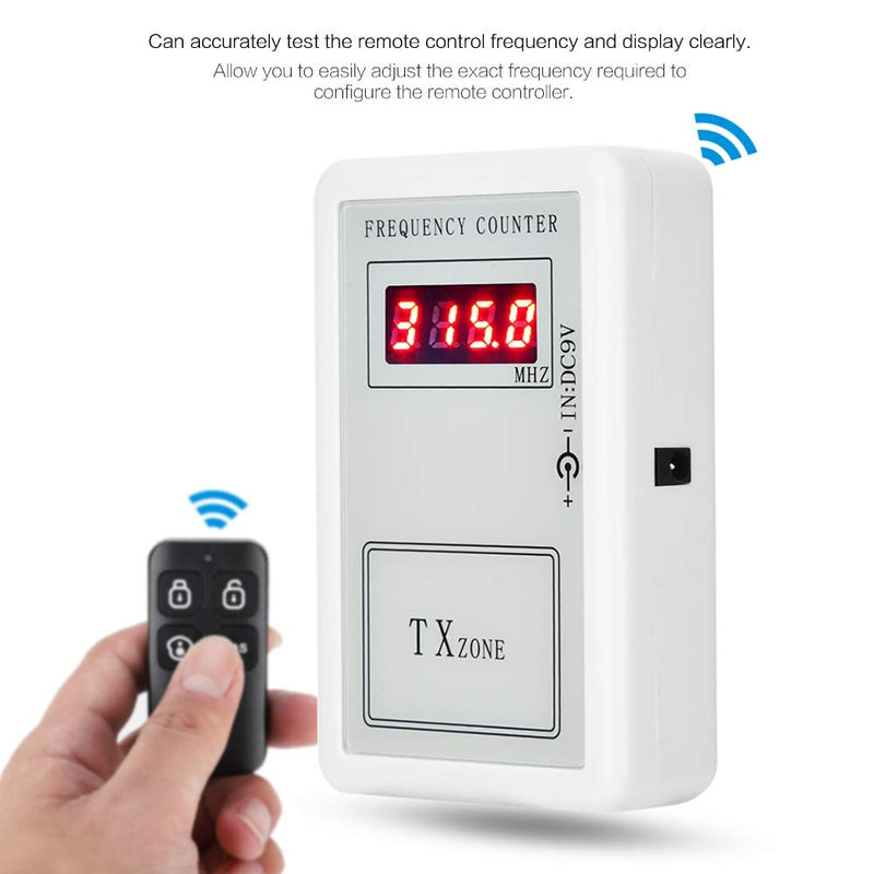 [Australia - AusPower] - Multi-Function Compatibility Remote Controller Frequency Tester, Universal 250-450 MHZ Handheld Digital Frequency Meter Counter Remote Control Tester Tools 