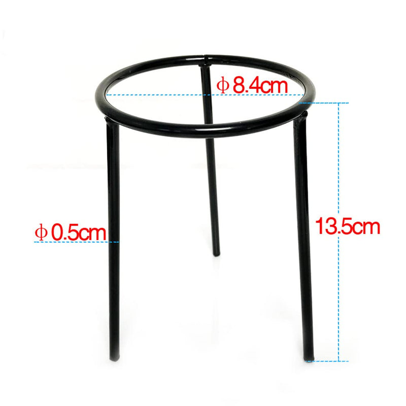 [Australia - AusPower] - 1PC Lamp Lab Tripod Stand Black Metal Lamp Support Stand Lamp Tripod Holder for Laboratory School Chemistry Education 