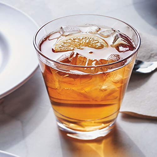 Drinique Unbreakable 9.5 Oz Whiskey Glasses - Set of 4, Tritan Plastic Shatterproof Old Fashioned Cocktail Glasses, Stackable Bourbon Glass, BPA-Free, Dishwasher Safe Rocks Glass, Made in USA 4 Count (Pack of 1) Clear