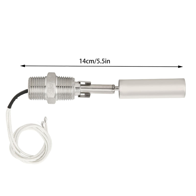 [Australia - AusPower] - Liquid Water Level Float Sensor, Liquid Level Float Sensor Switch, Side Mounted Water Floating Sensor Switch, 304 Stainless Steel 1/2NPT Male Thread DC0-110V 