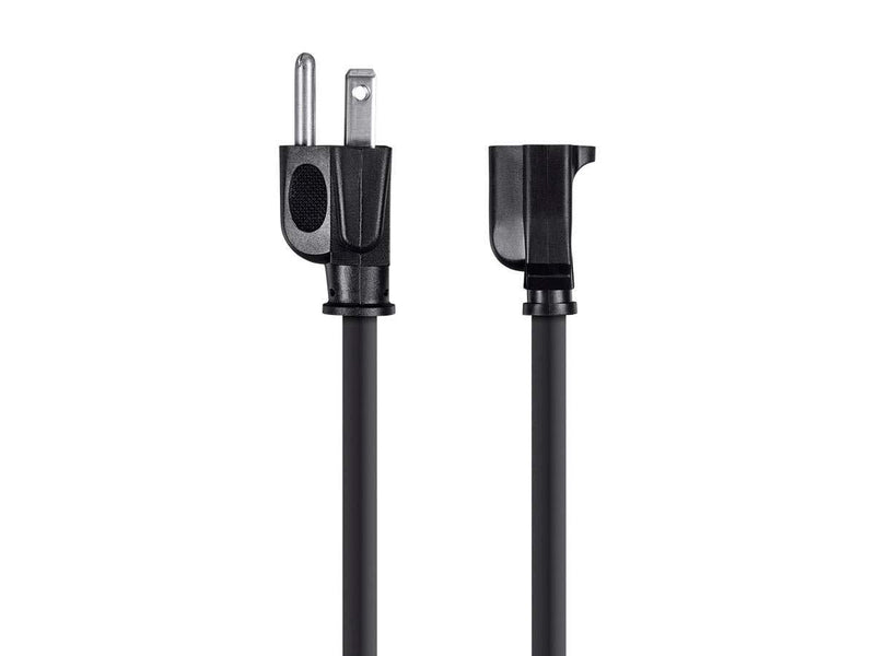 [Australia - AusPower] - Monoprice 6ft 16AWG Power Extension Cord Cable - SJT 16/3C NEMA 5-15P TO NEMA 5-15R (13A/125V) AP301+SP506 - Black 6 Feet 1 Pack 