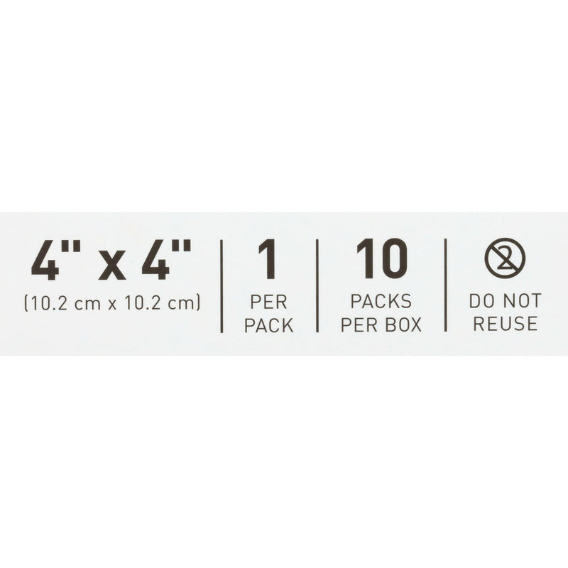 [Australia - AusPower] - McKesson Hydrocolloid Dressing, Sterile, Thin, 4 in x 4 in, 10 Count, 1 Pack 
