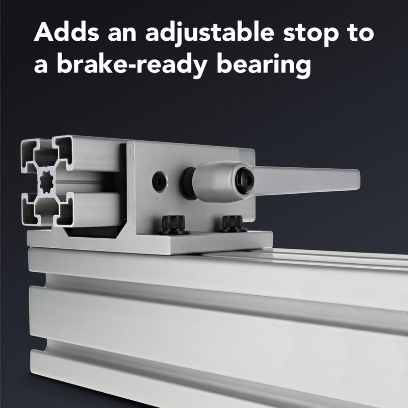 [Australia - AusPower] - 80/20 8020, 45-6800, 45 Series, Gray L-Handle Linear Bearing Brake Kit for Linear Bearing Extrusion Accessories 