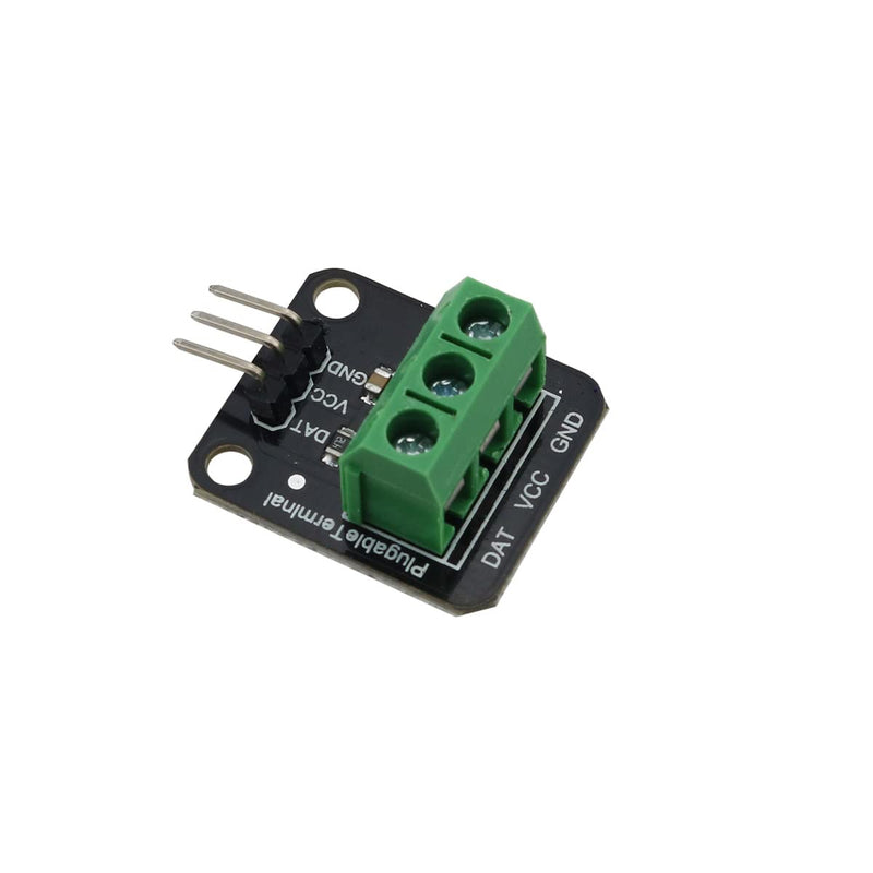 [Australia - AusPower] - ZCZQC DS18B20 Temperature Sensor Module Kit Stainless Steel Probe Terminal Adapter 100CM Digital Sensor Cable for Raspberry Pi 