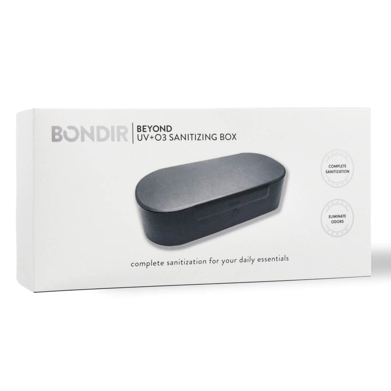 [Australia - AusPower] - Beyond UV+O3 Sanitizer Box and Universal Charger UV and Ozone Disinfector for Phone, Mask, Makeup Brush, Nail Tool (Black) Black 