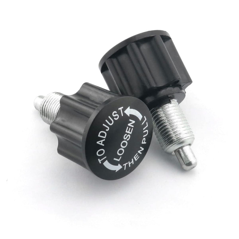 [Australia - AusPower] - M16 Pop Pull Pin Knob 2PCS Indoor Exercise Bike Locking Pins Bike M16 Adjustment Release Pull-up Spring Knobs 