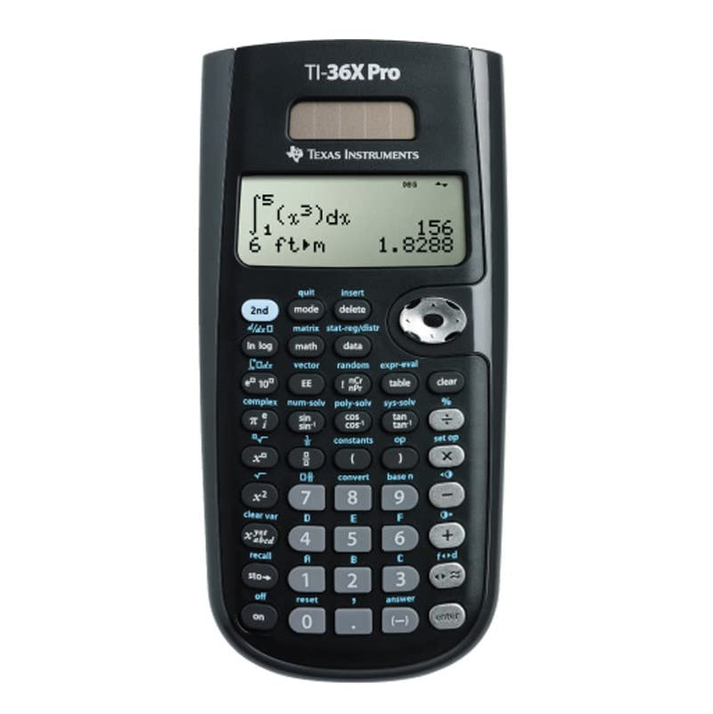 [Australia - AusPower] - TI 36 X Pro Engineering Scientific Calculator + WYNGS Protective Case Black TI 36 X Pro + Protective Case 