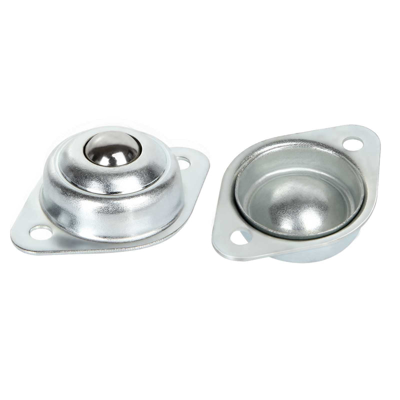 [Australia - AusPower] - 16 Pack 1/2" Roller Ball Transfer Bearings, Carbon Steel Ball Transfer Unit Swivel Ball Caster Roller Transfers, Ball Casters Bearing Universal Rotation Caster for Transmission, Conveyor, Roller Stand 