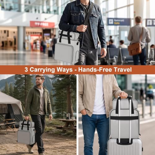 Coffee Maker Travel Bag for Keurig K-Mini/Express/Mate/Plus, Silver