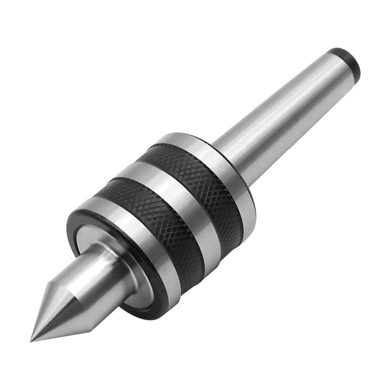 [Australia - AusPower] - MT2 Live Center, 60 Degree Morse Taper 2MT, 5000 Max RPM, Precision Lathe Medium Duty Live Tailstock Center for Triple Bearing Lathe Medium Duty CNC Work 