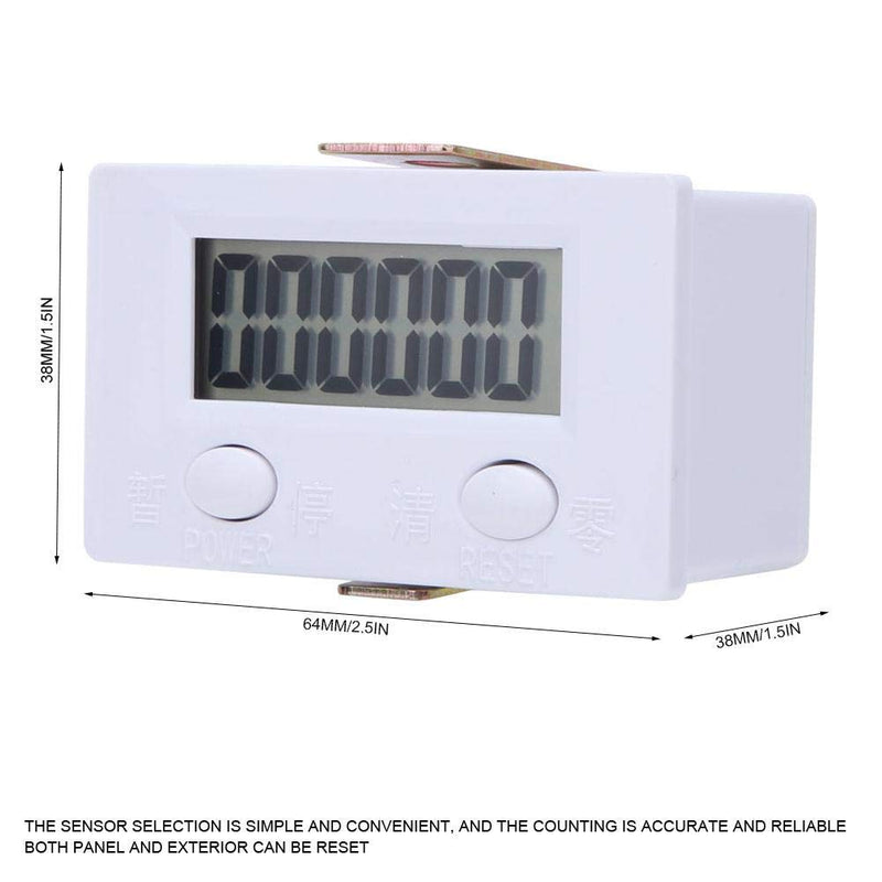 [Australia - AusPower] - Marhynchus BEM-6C 6 Digits 1.5V Counter 0 to 99999 Tally Counter Digital Display 2.4 x 1.42in 