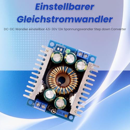 DC-DC Converter Adjustable 4.5-30V 12A Voltage Converter Step Down Converter