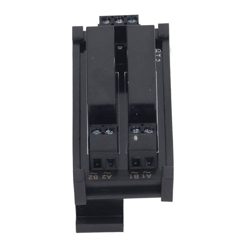 Solid State Relay Module, 3-32VDC Input DIN Rail Mount Resin Seal Plug and Play Resistant 2pcs DC to AC Equipment Relay Module
