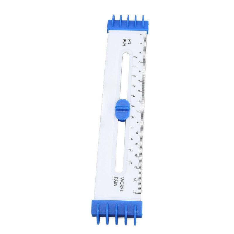 [Australia - AusPower] - Srliya Pain Level Ruler Face Painting Pattern Plastic Test Pain Rating Ruler for Hospital 