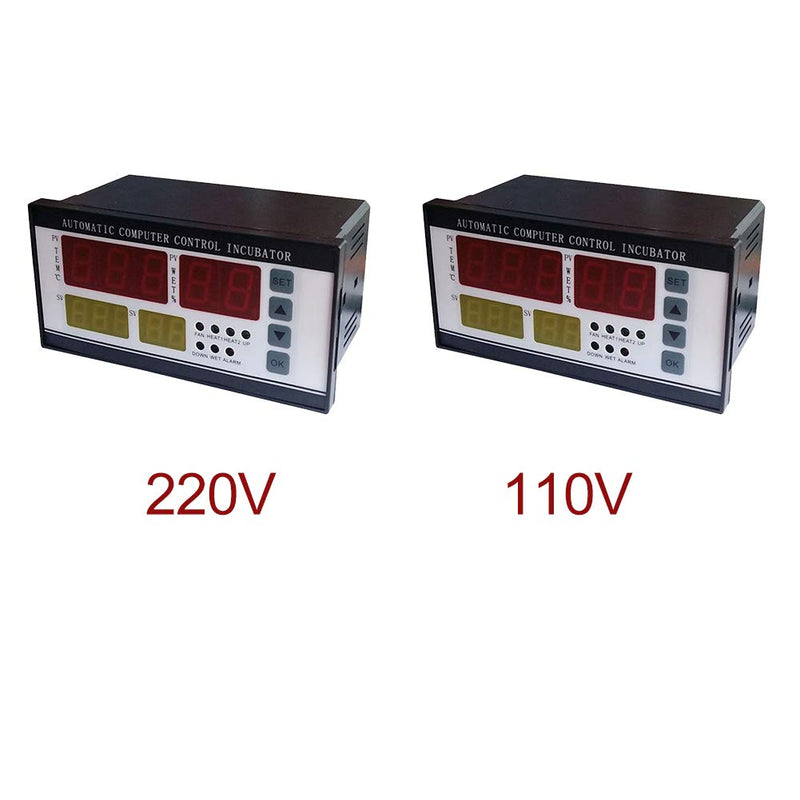 [Australia - AusPower] - XM-18 Egg Incubator Temperature Controller Thermostat Full Automatic Control System Egg Incubator Machine with Temperature Humidity Sensor Probe (220V) 220v 