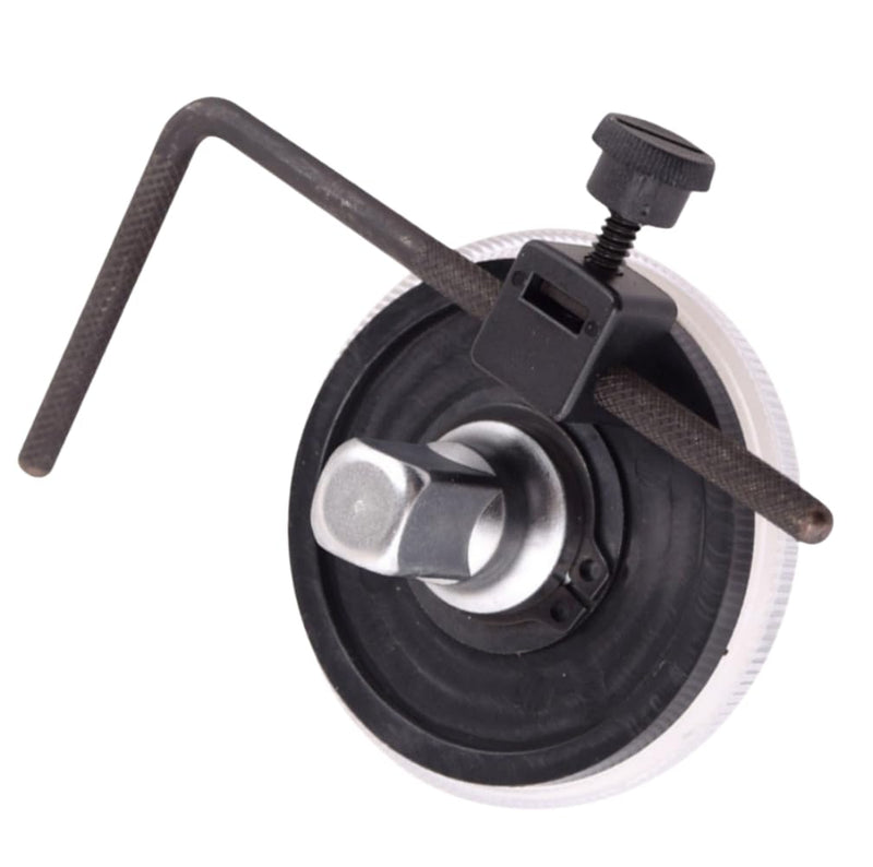 [Australia - AusPower] - BYOBYO 1/2 Inch Drive Torque Angle Gauge, Silver 360 Degree Adjustable Car Gauge Tool Drive Angle Torsion Wrench Measure for Chassis Components 