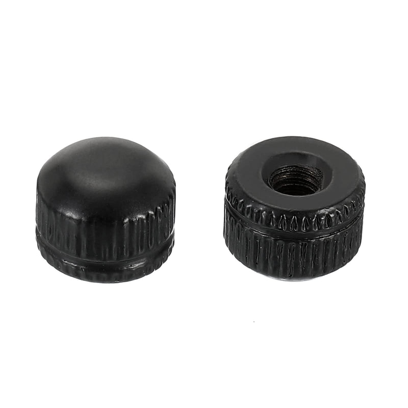 [Australia - AusPower] - PATIKIL M4x0.7 Cap Nut, 25 Pack Acorn Nut Screw Knob Cap Insert Bolt Cover Female Thread Knurled Decorative Hardware Fittings Light Fixtures Black M4x11x9 