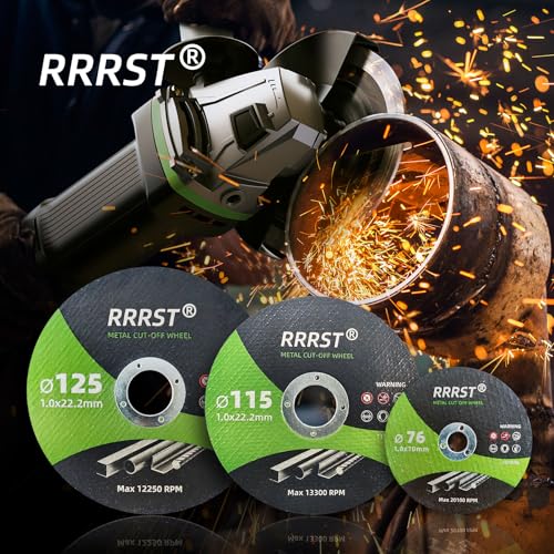 Cutting Disc 76 mm Metal Stainless Steel for Angle Grinders, Pack of 25, Extra Thin 1 mm Angle Grinder Flex Disc, Cutting Discs for Metal, Stainless Steel, Steel, Iron, Sheet Metal, Plastic, Steel Tube 76mm, 25 pieces