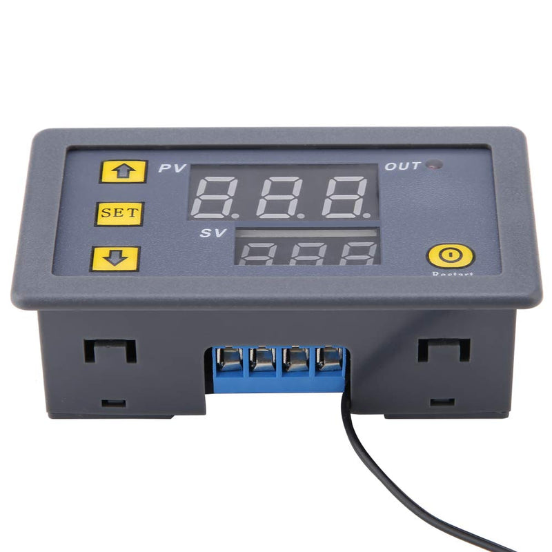 [Australia - AusPower] - 12v 20A W3230 LCD Digital Timer W3230 Digital Temperature Controller Thermostat Meter 12V 24V 220V Digital Thermostat Thermostat Switch Sensor with LED Display(12V red and Blue 12V red and blue display 