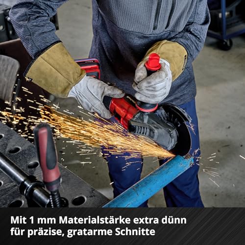 Einhell 5-Piece Thin Cutting Discs for Metal, Diameter 125 x 1 mm | Low-burr cuts, long service life, MPA certified, straight design, for angle grinders 125 x 1.0 mm 5 pieces.