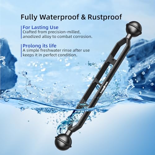 Luxagram 2PCS 7" Double Ball Arm for Underwater Photography Camera Housing 7" 2pcs
