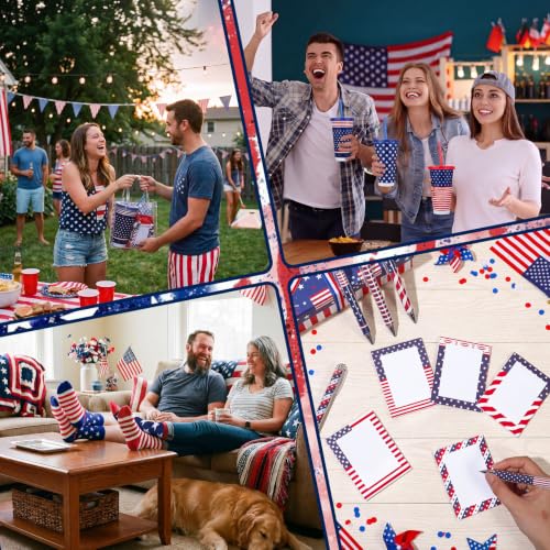 Vesici 25 Pcs Veterans Day Party Favors, Patriotic Gift Set Bulk Independence Day