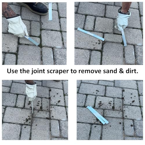 Keyfit Tools U.S.A. Paver Puller PRO 9" Contractor Grade 4140 Heat Treated & Case Hardened Steel w/Joint Scraper Micro Teeth & Gripper Slots Paver Extraction Removal Raise Locked Bricks & Pavers