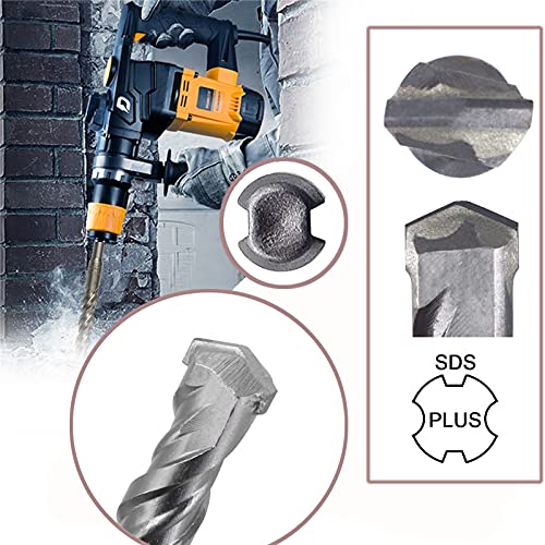 SDS Plus Hammer Drill Bit 5Pcs 5/8 in. x 8 in. Masonry Concrete Rock Drill 5/8"x8" (5Pcs)