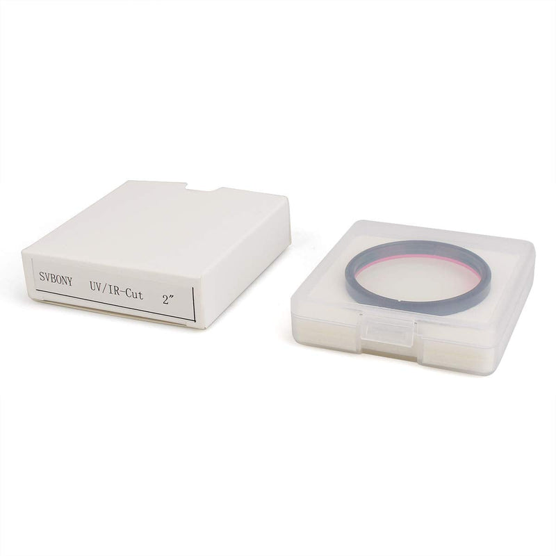 [Australia - AusPower] - SVBONY Telescope Filter UV IR Cut Block Filter Infra Red Filter CCD Camera for Astrophotography Telescope UV Filter 2 inch Threads for DSLR Camera 