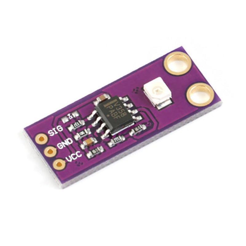 [Australia - AusPower] - HiLetgo 2pcs GUVA-S12SD UV Detect Sensor Ultraviolet Light Sensor Module S12SD Light Sensor Wavelength Detection Range 240nm-370nm 130 Degrees Large Angle Detection 